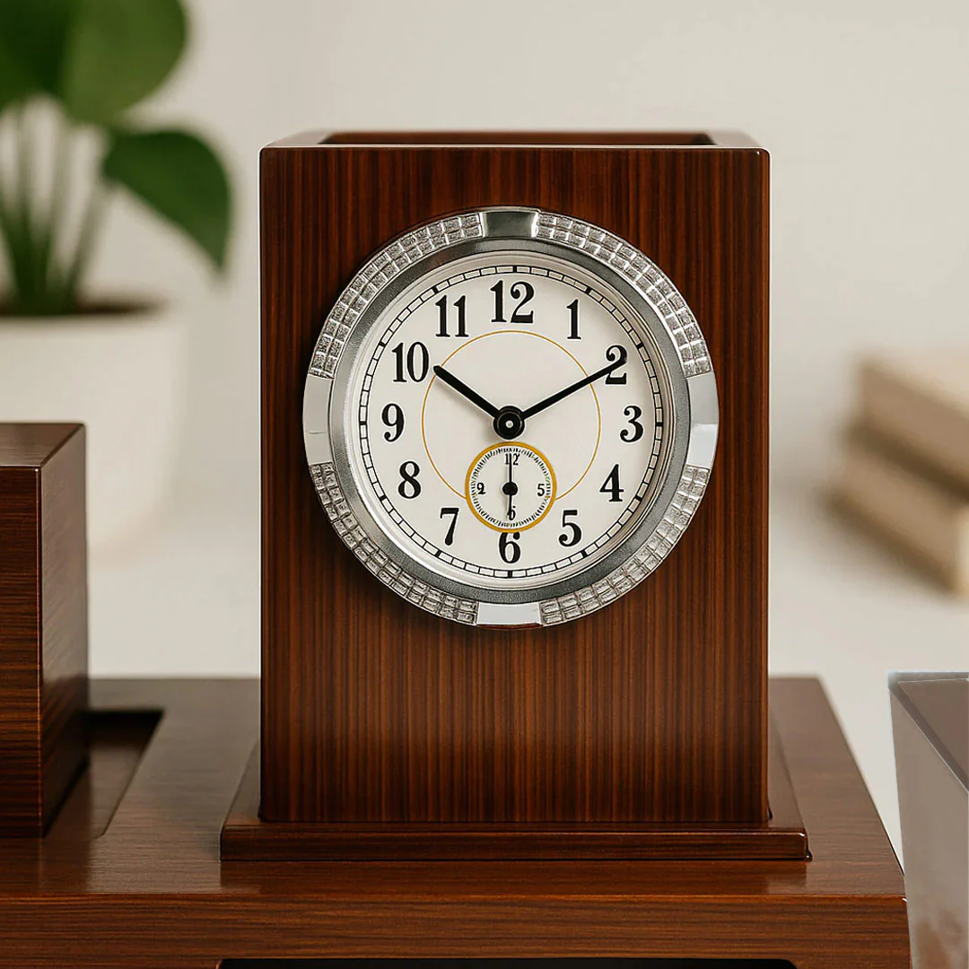 Luxury Wooden Office Desk Organizer Set - Image 4