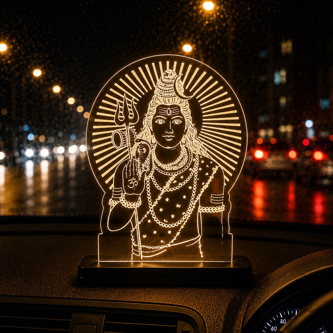 Mahadev Car Dashboard Lamp - Image 3