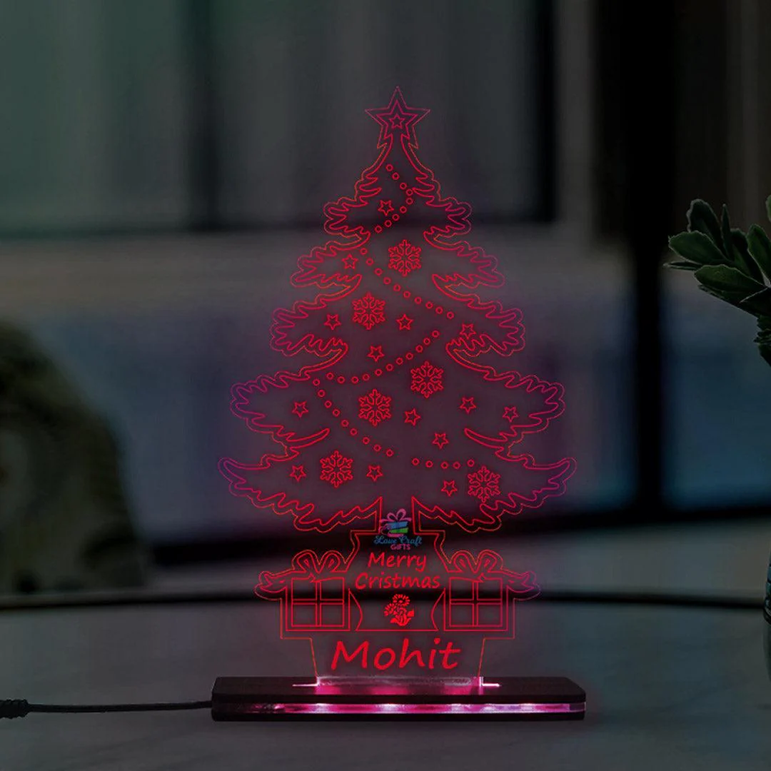 3d Acrylic Merry Christmas LED Lamp - Image 3