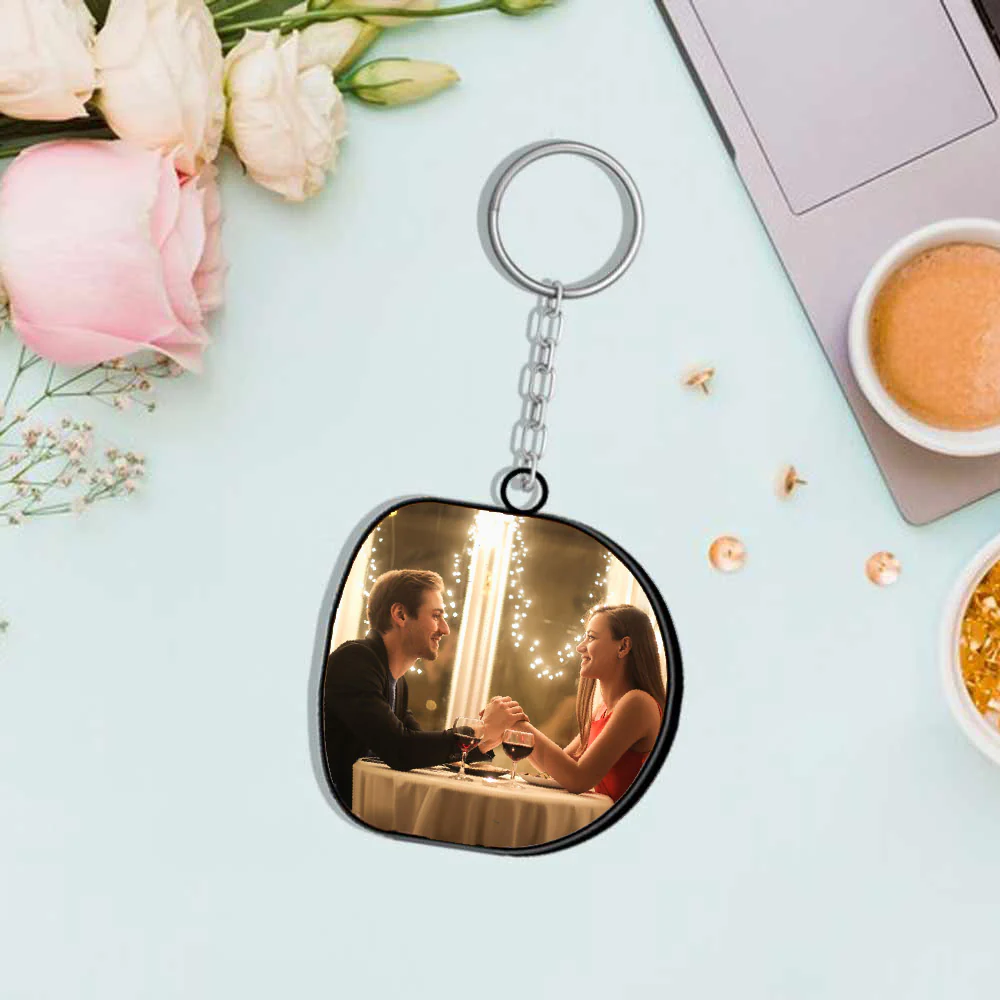 Moon Anniversary Photo Frame, Pen & Keychain Gift Combo - Image 3