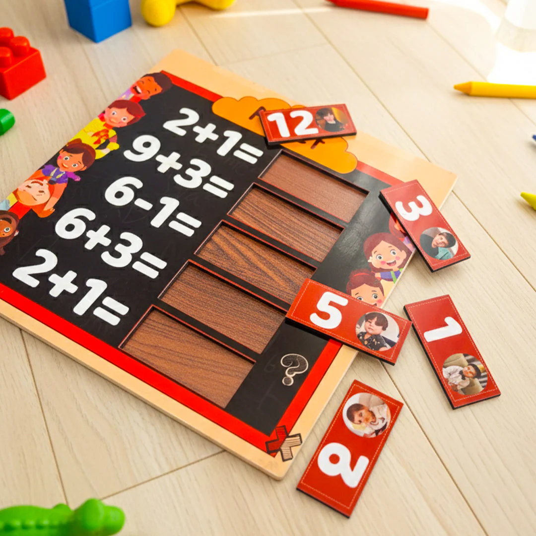 My Smart Maths Board – Personalized Kids Learning Board (10×10″) - Image 3