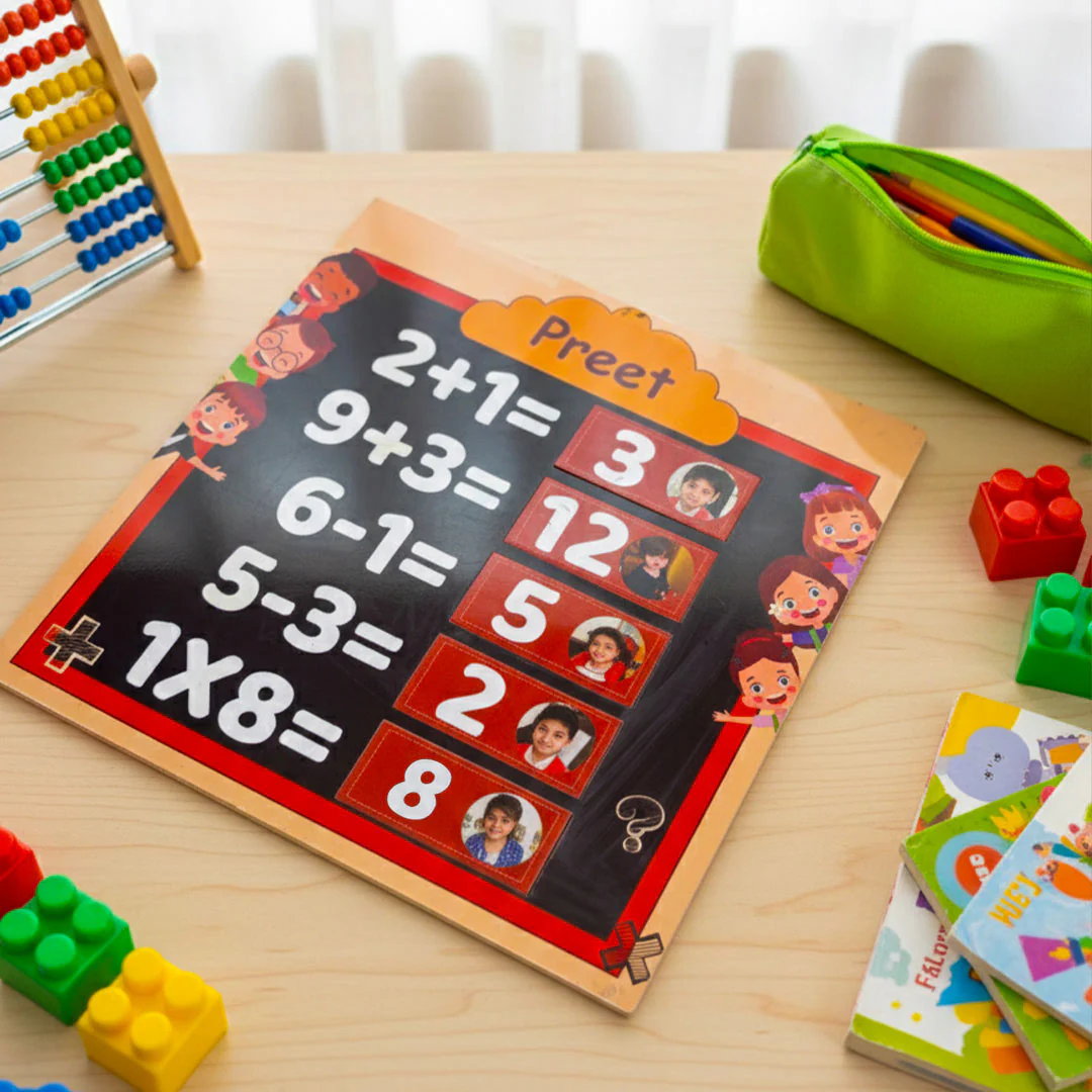My Smart Maths Board – Personalized Kids Learning Board (10×10″) - Image 4