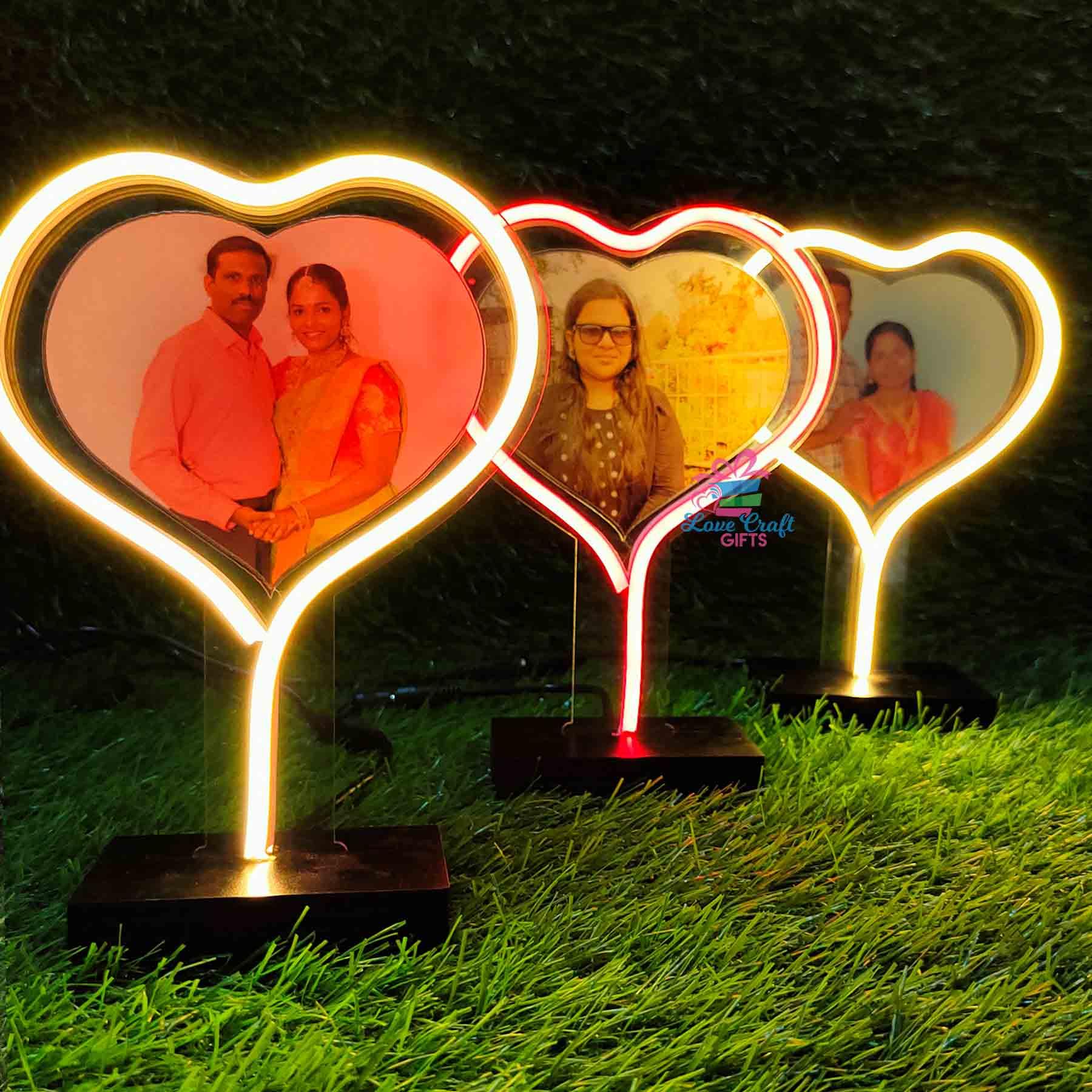 Neon Led Table Lamp With Pic - Image 3