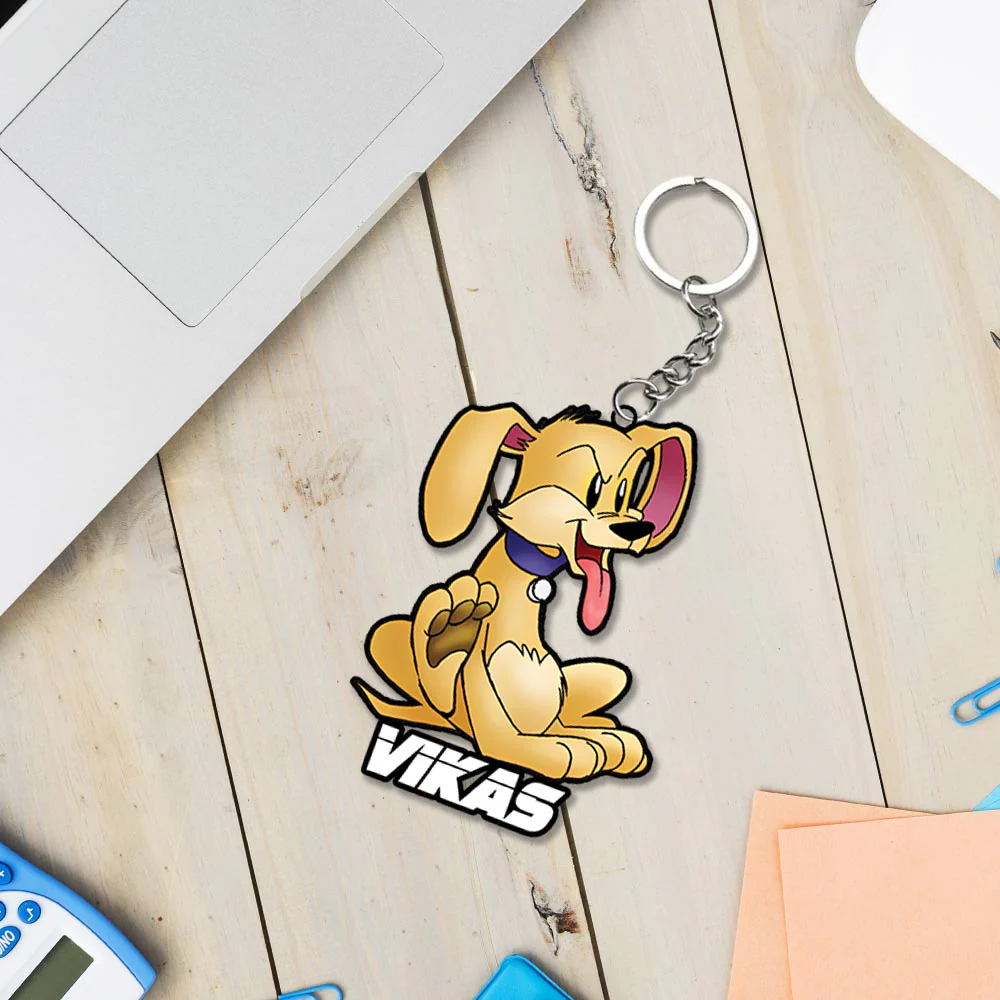Noddy Cartoon Character Keychain With Name - Image 3