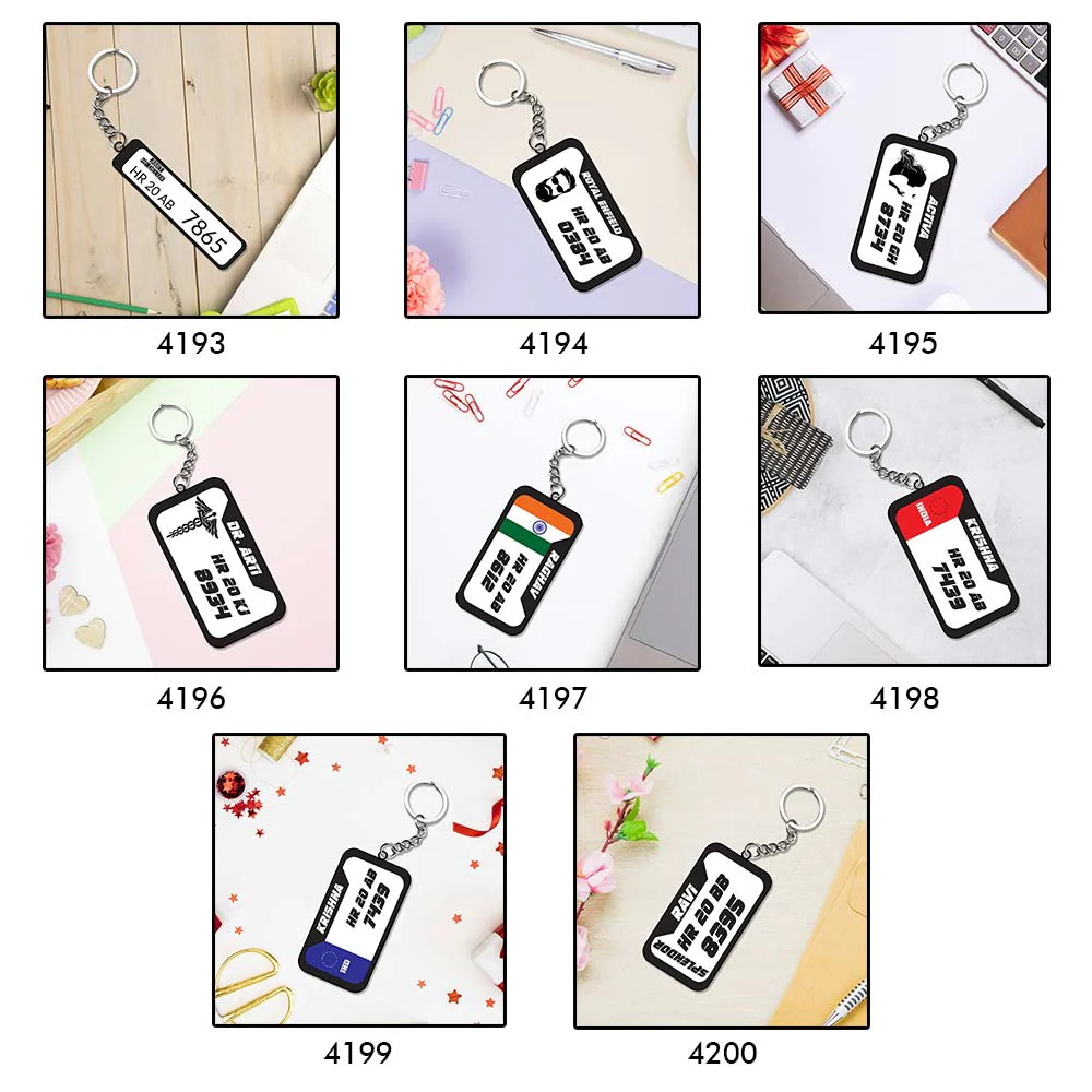 Number Plate Keychain - Image 9