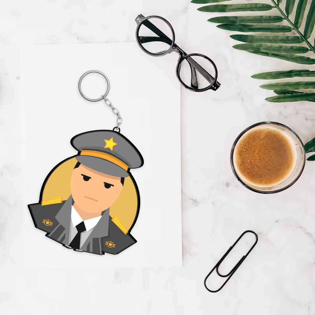 Officer Keychain Or Keyring - Image 4