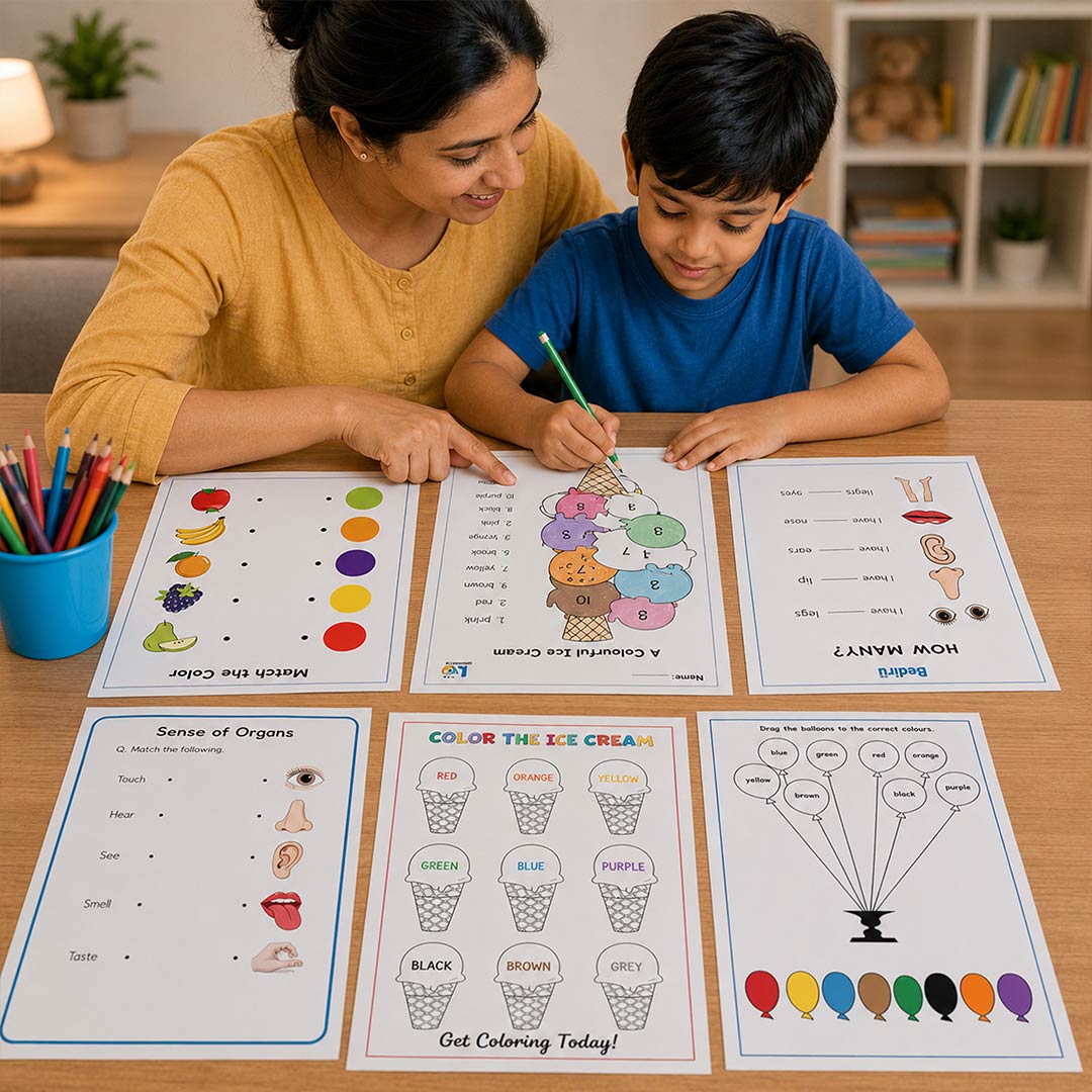 Online Worksheet For Kids Early Learning- Brain & Fun Activities Bundle (3 to 8 years) - Image 18