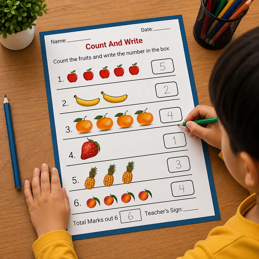 Online Worksheet For Kids Early Learning- Brain & Fun Activities Bundle (3 to 8 years) - Image 22
