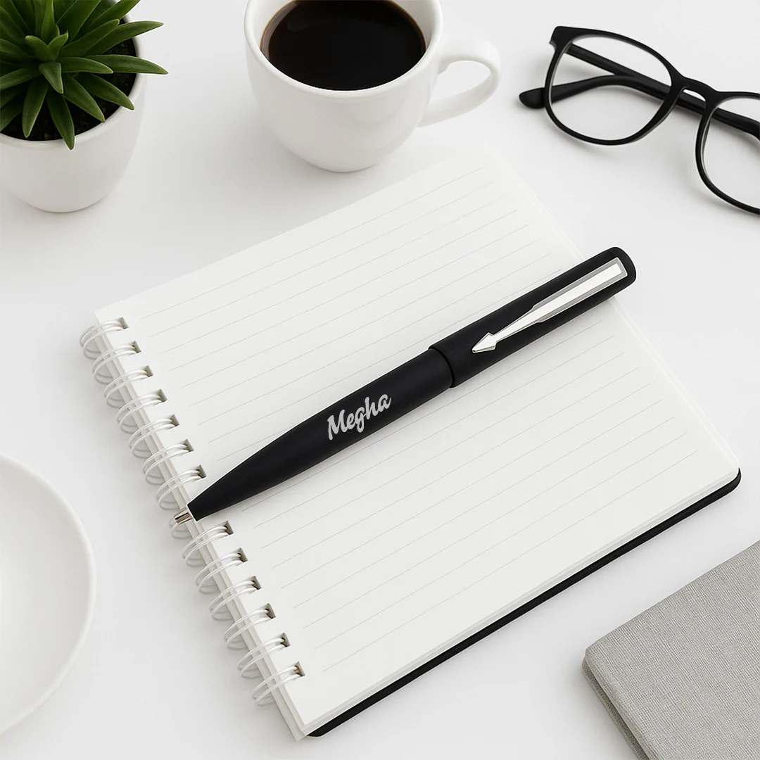 Parker Vector Matte Black Ball Pen - Image 2