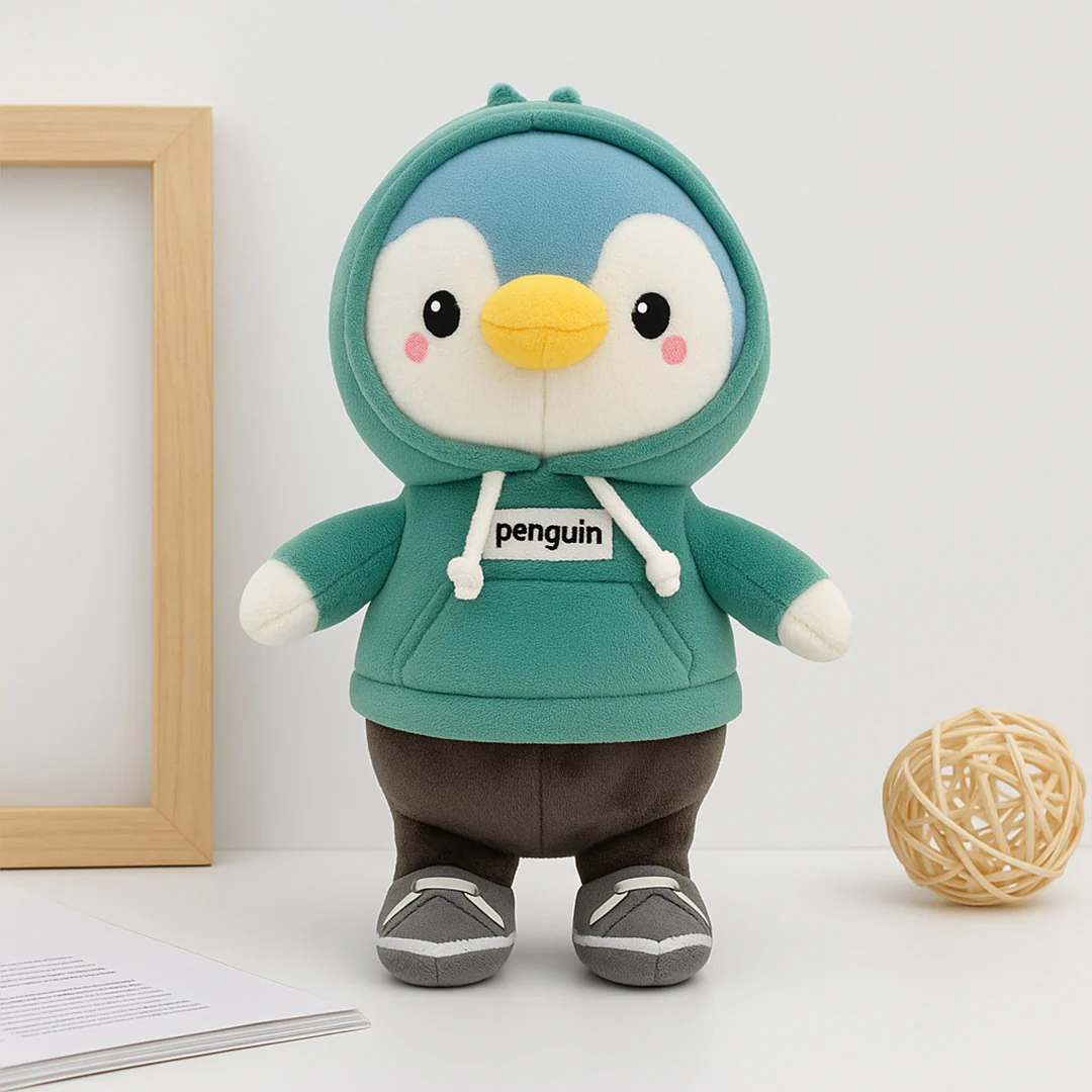 Penguin Hoodie Plush Toys - Image 4