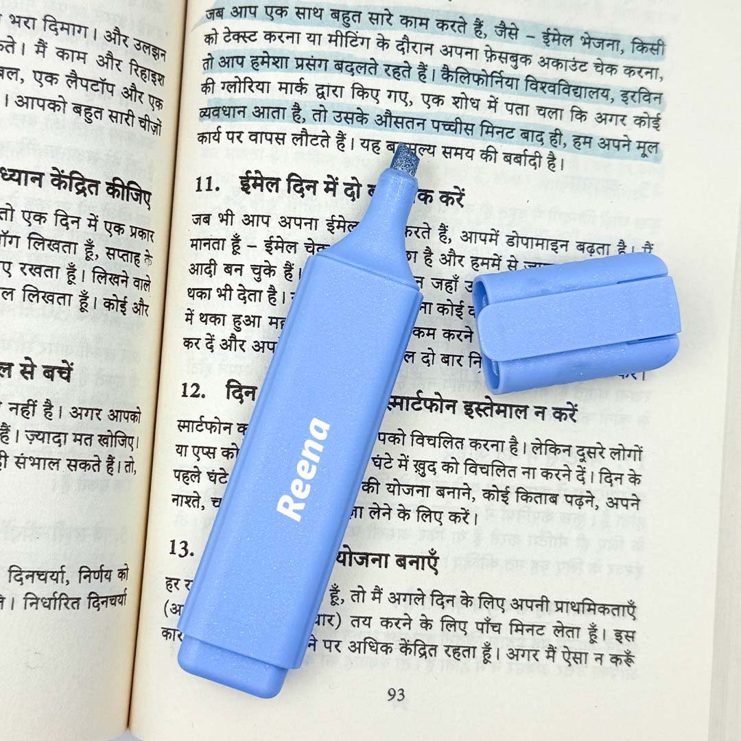 Personalized Gilter Highlighter With Metallic Effect- 4 Highlighter - Image 3