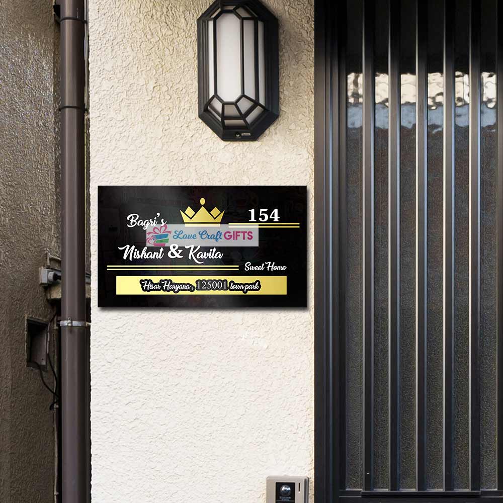 Personalized Acrylic Home Name Plates - Image 2