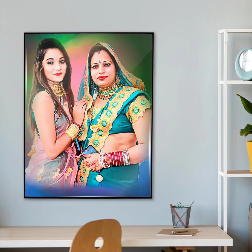 Personalized Digital Acrylic Oil Painting - Image 2