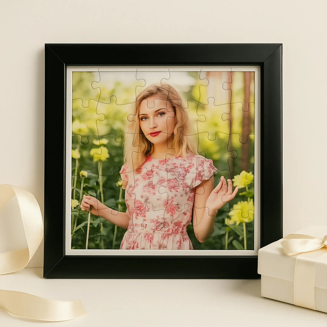Personalized Acrylic Puzzle Photo Frame - Image 4