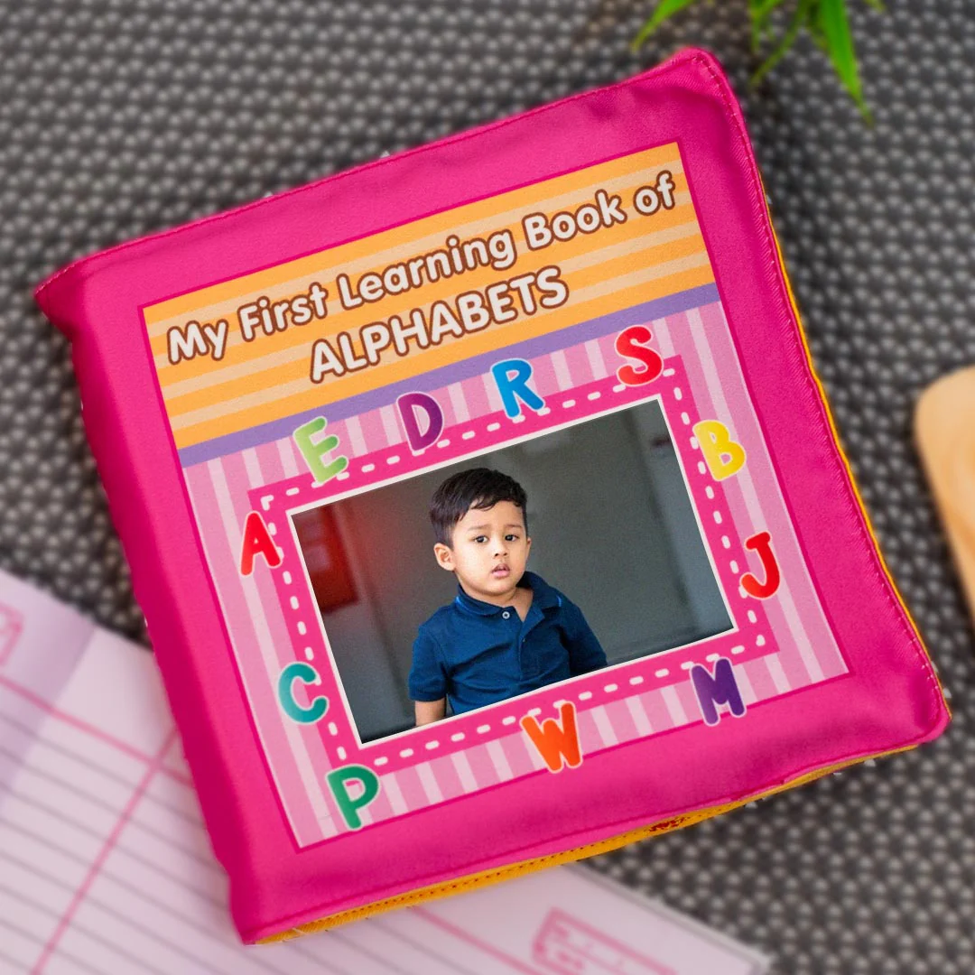 Personalized Alphabet Learning Pillow Book - Image 2