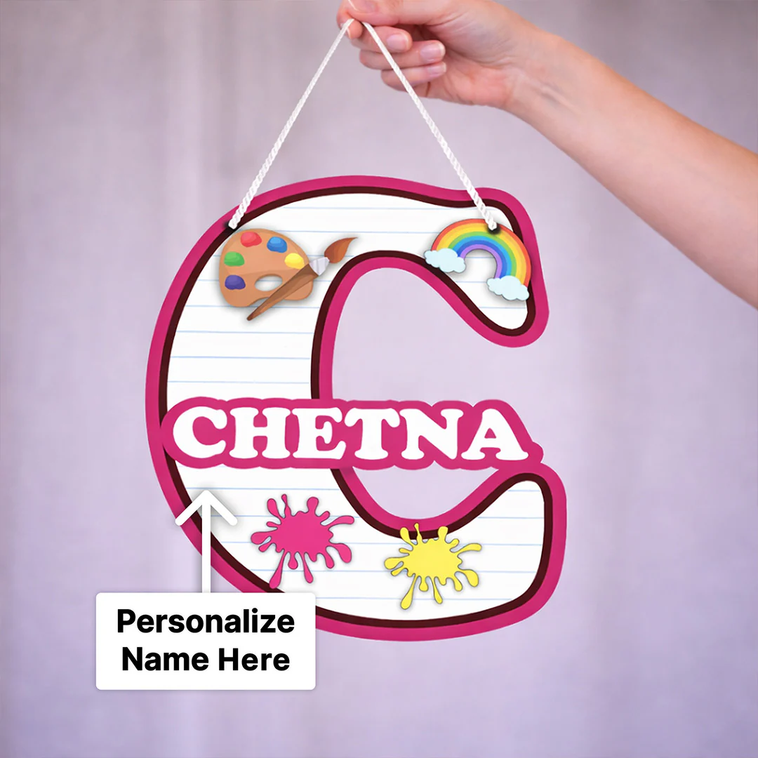 Personalized Alphabet Name Hanger -8x10" - Image 3