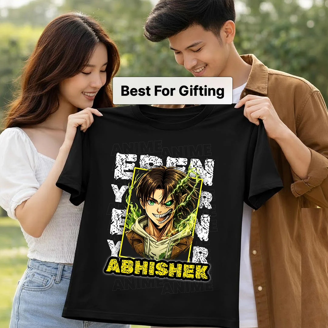 Personalized Anime Attack Style T-Shirt - Image 3
