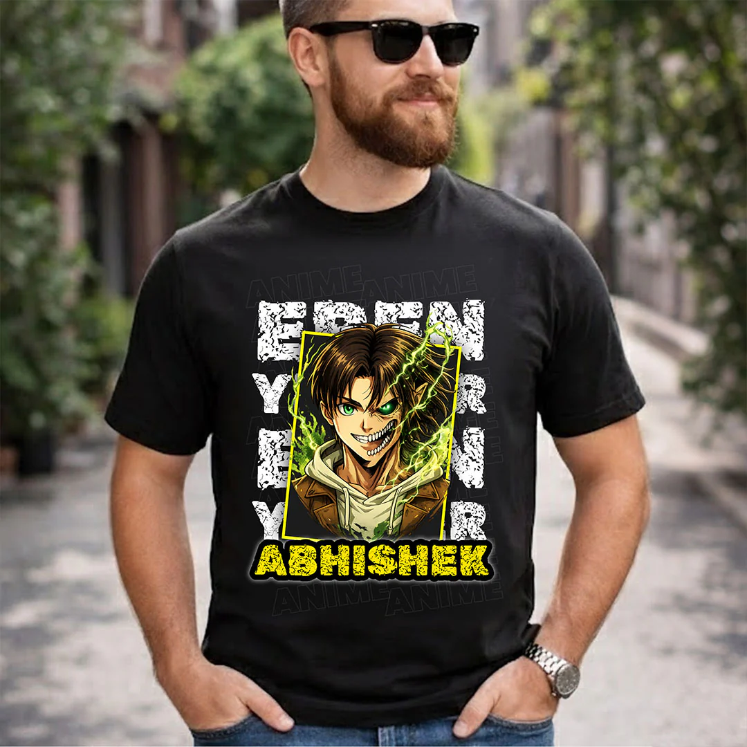 Personalized Anime Attack Style T-Shirt - Image 5