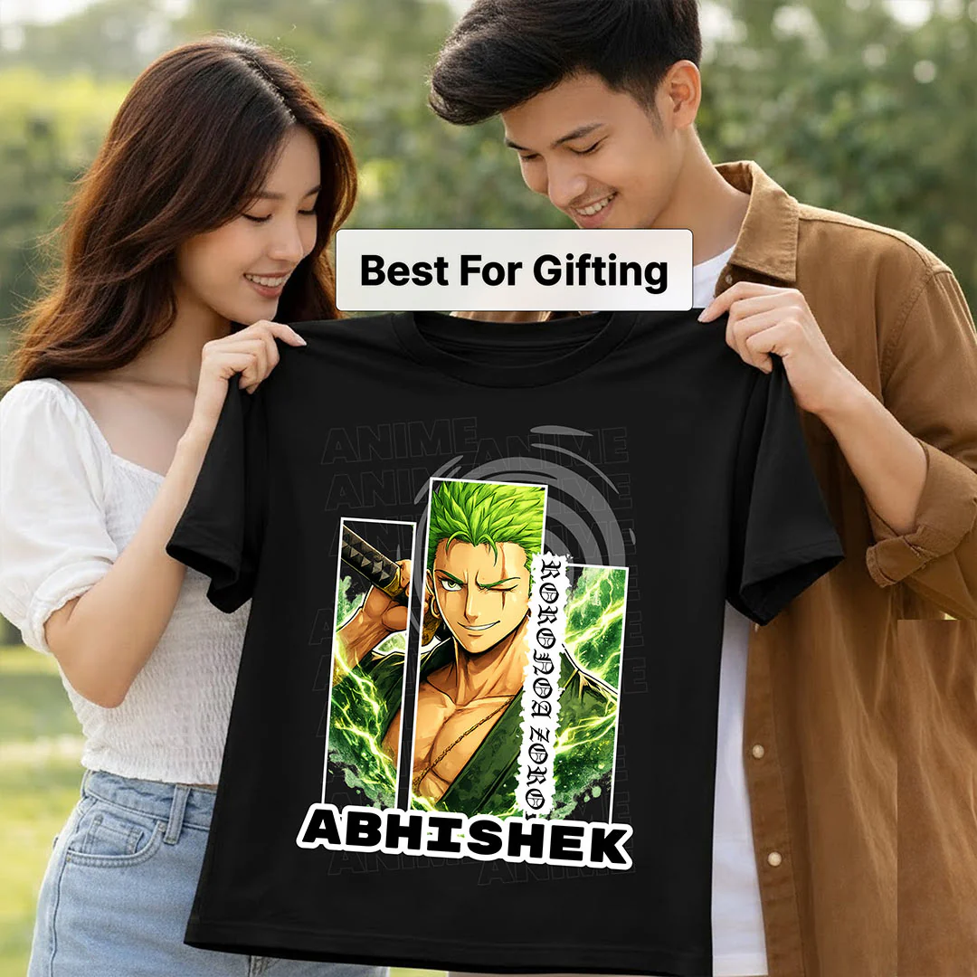 Personalized Anime Swordsman T-Shirt - Image 3