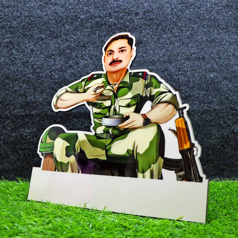 Personalized Army Caricature - Image 2