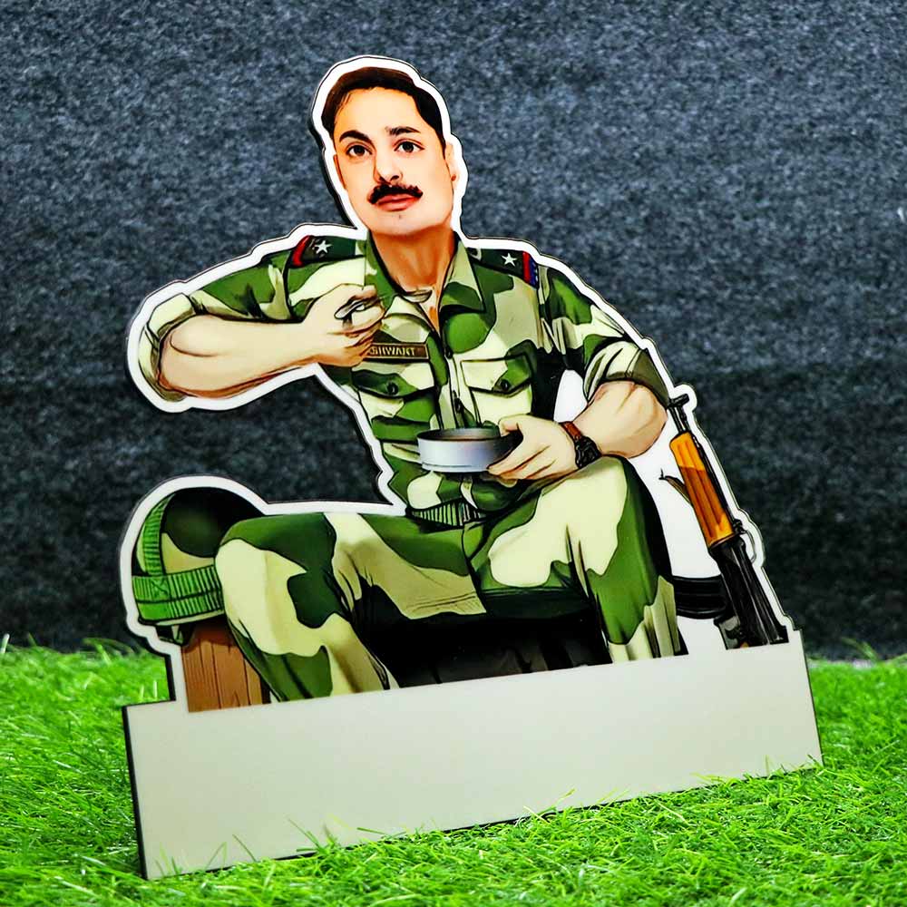 Personalized Army Caricature - Image 3