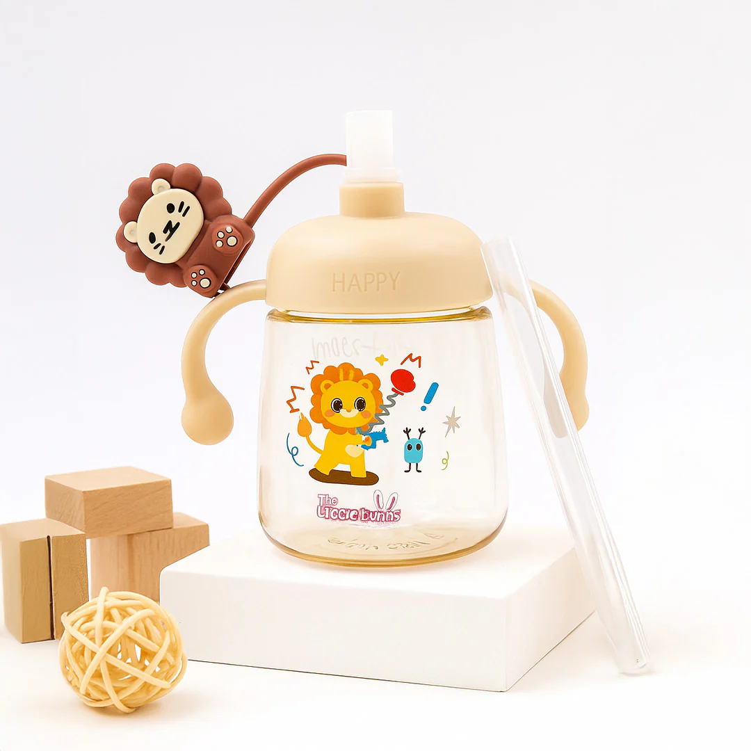 Personalized Baby Sipper Cup with Lion Design – 250ml - Image 4