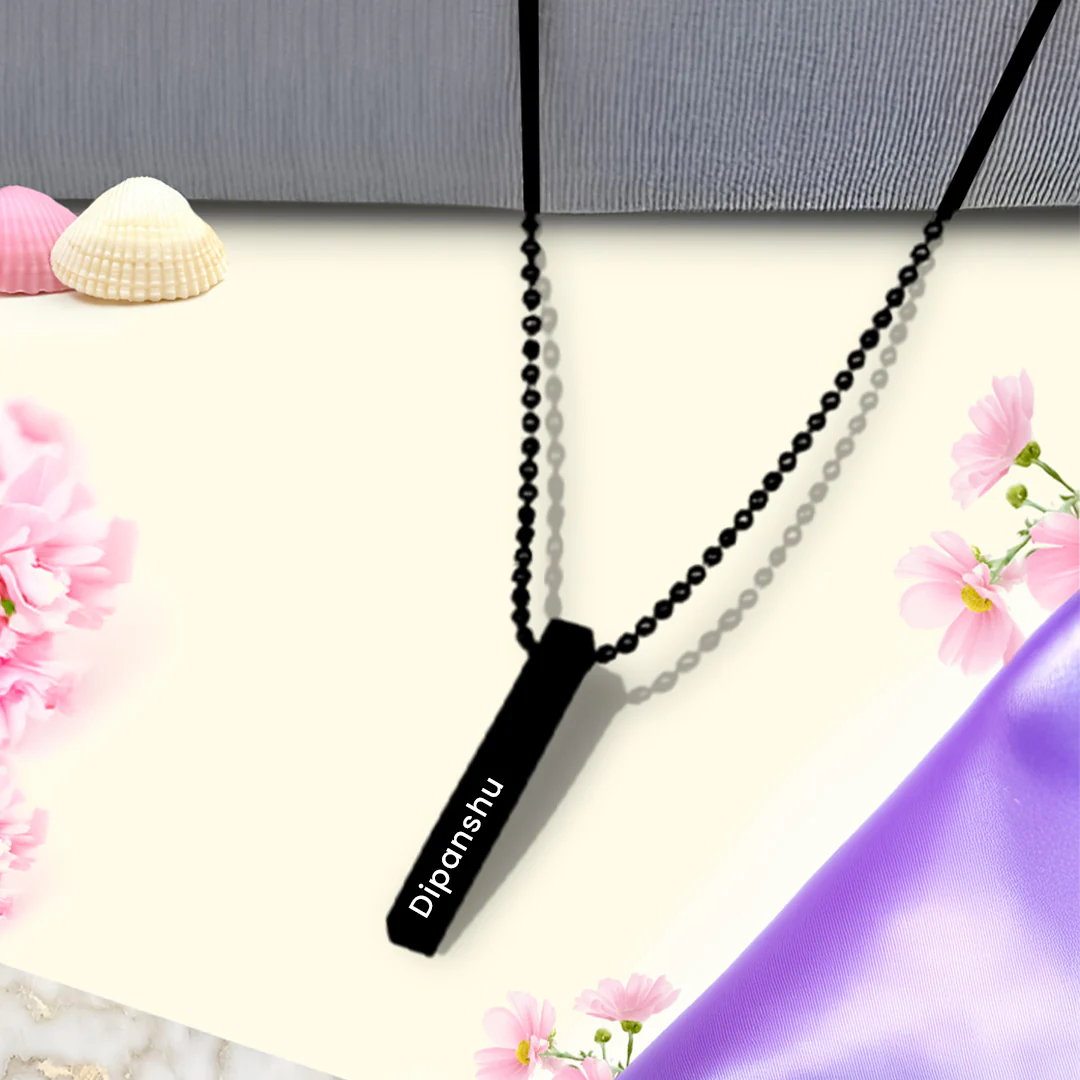 Personalized Bar Pendant – Elegant & Meaningful Jewellery - Image 6