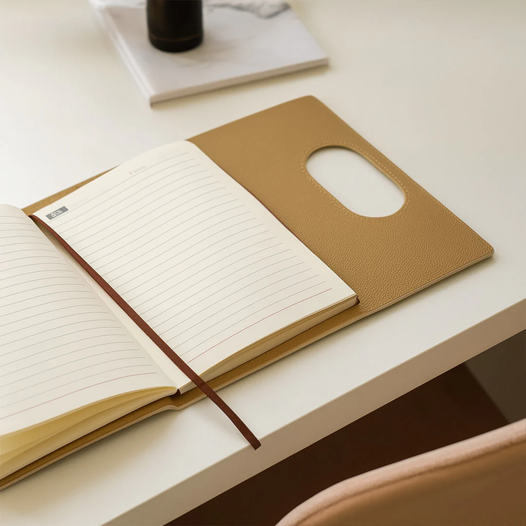 Personalized Beige Handle Notebook - Image 3