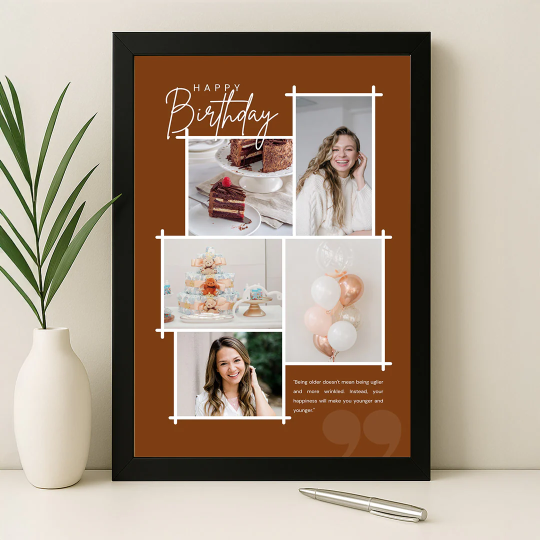 Personalized Birthday Collage Frame - Image 3