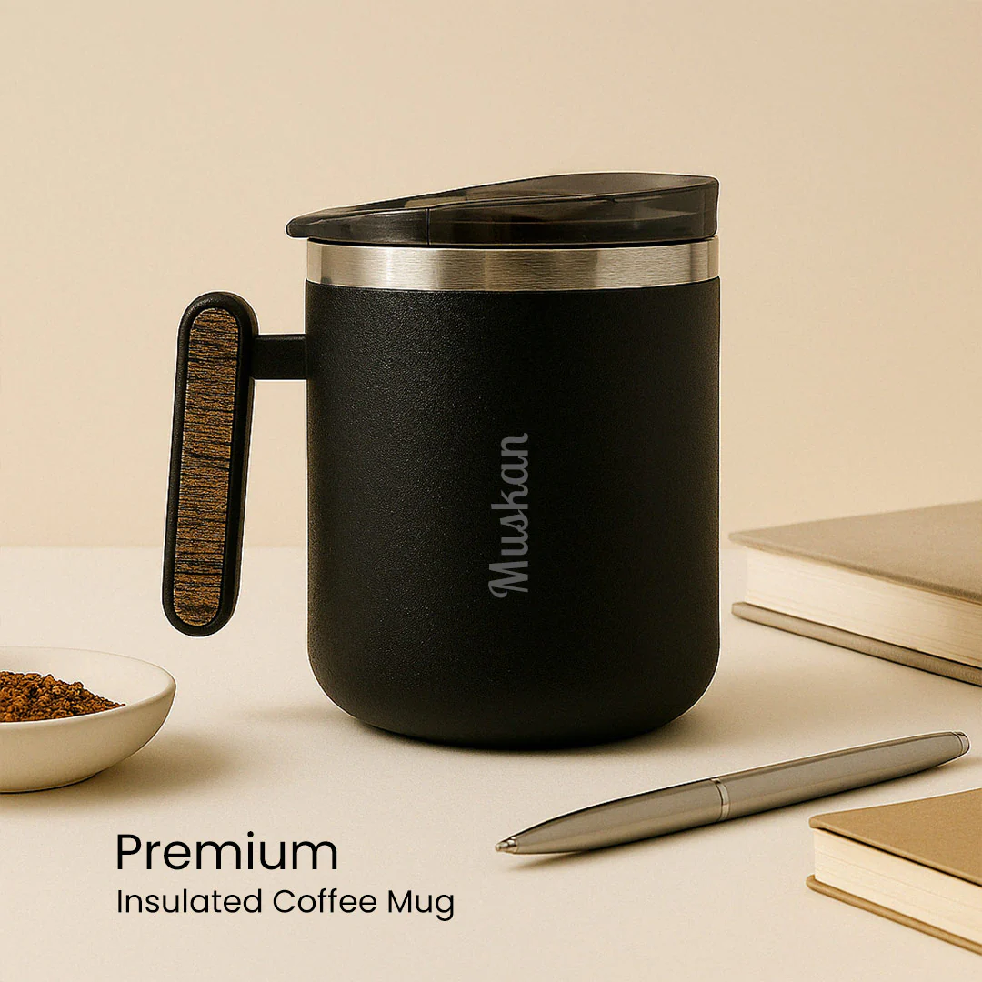 Personalized Black Coffee Mug - Image 9