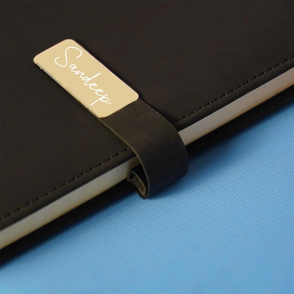 Exclusive Diary With Flip Strap Closure - Black - Image 7
