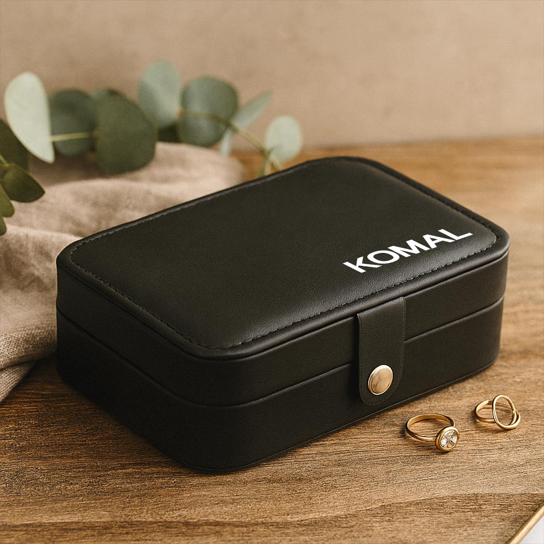 Personalized Black Jewellery Box