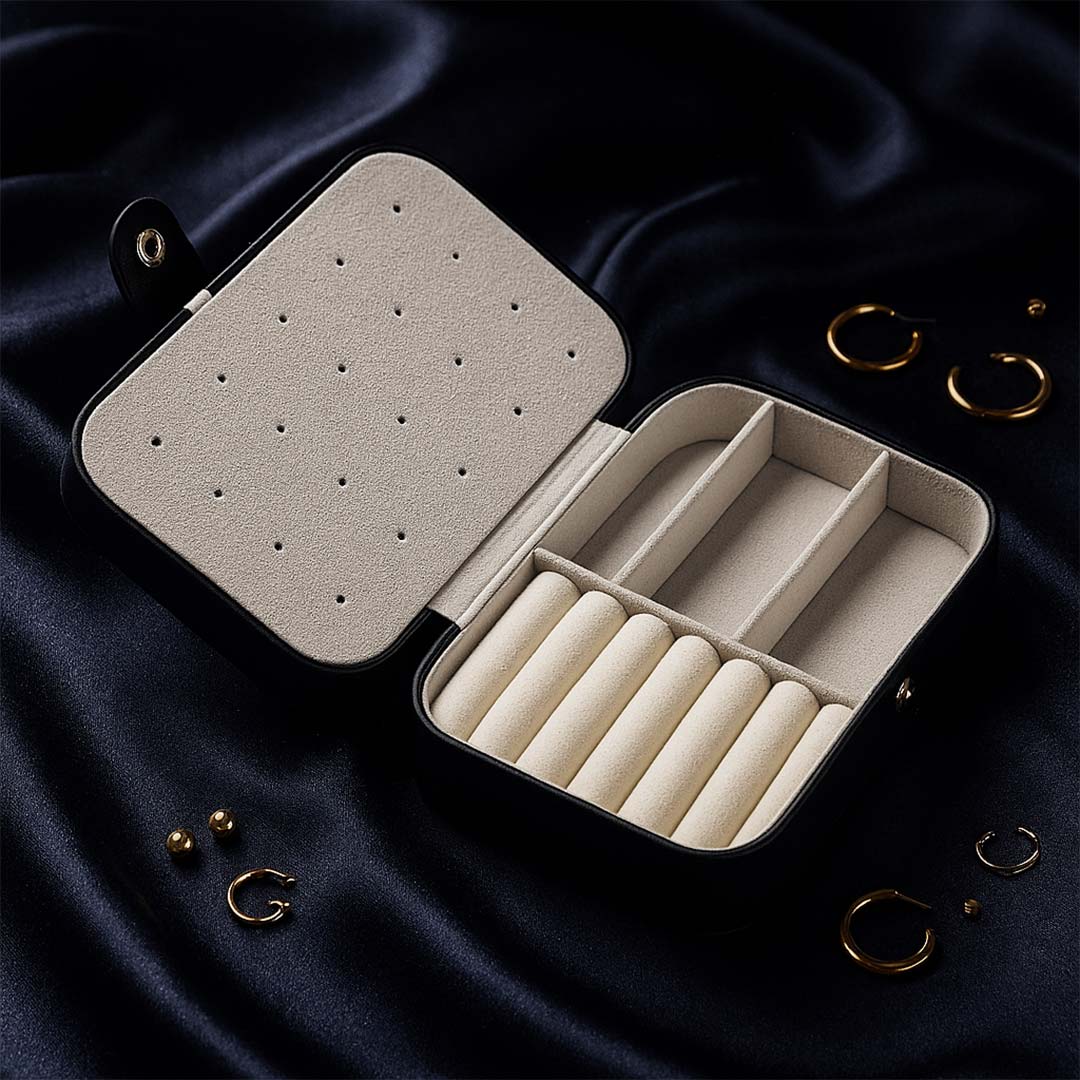 Personalized Black Jewellery Box - Image 2