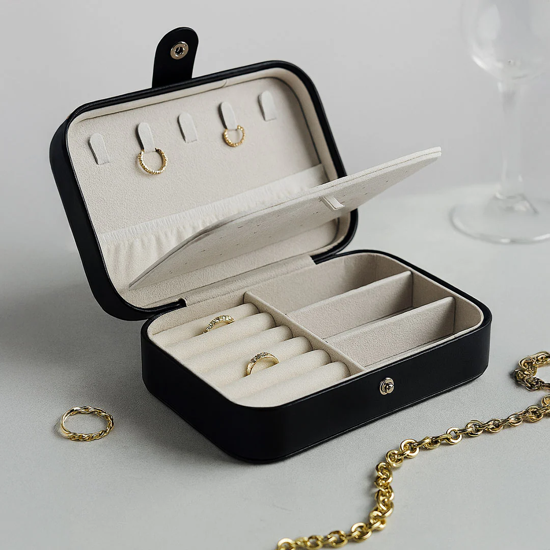 Personalized Black Jewellery Box - Image 4