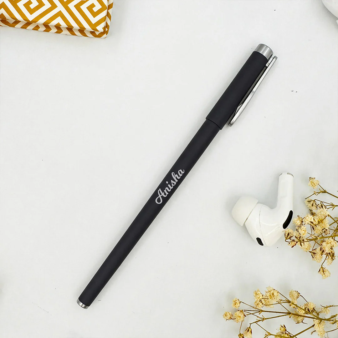 Personalized Black Name Pen Gift for Students & Office Use - Image 5