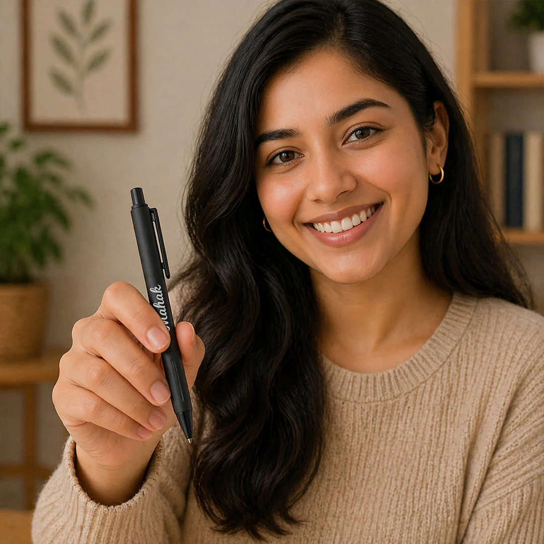 Personalized Black Pen | Elegant Writing Gift for Professionals - Image 4