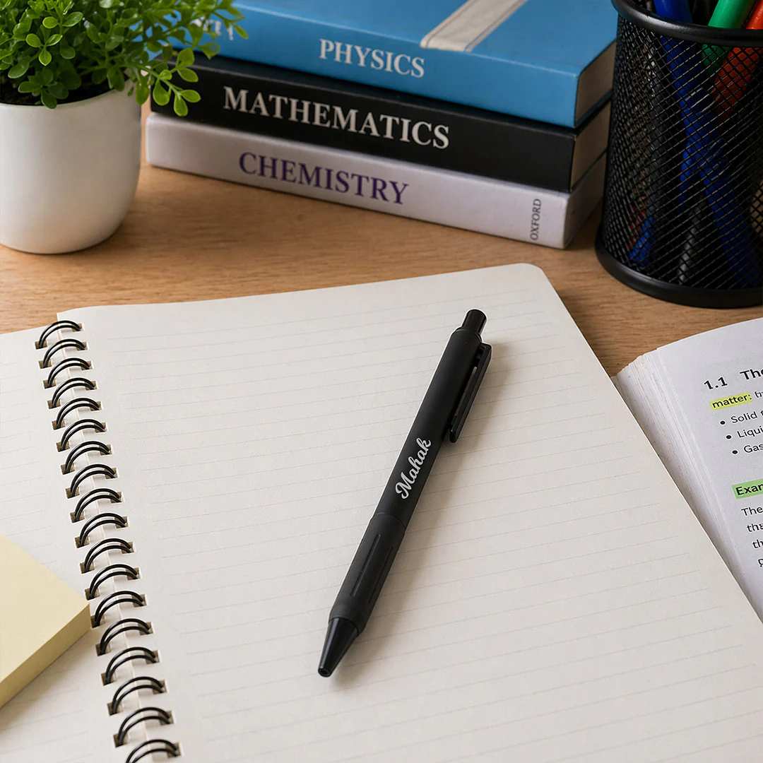 Personalized Black Pen | Elegant Writing Gift for Professionals - Image 5