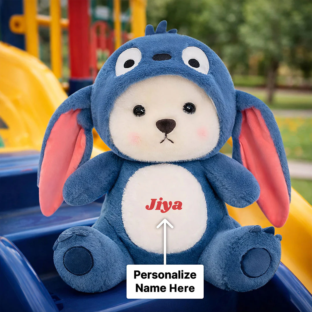 Personalized Bunny Plush Soft Toy - Image 2