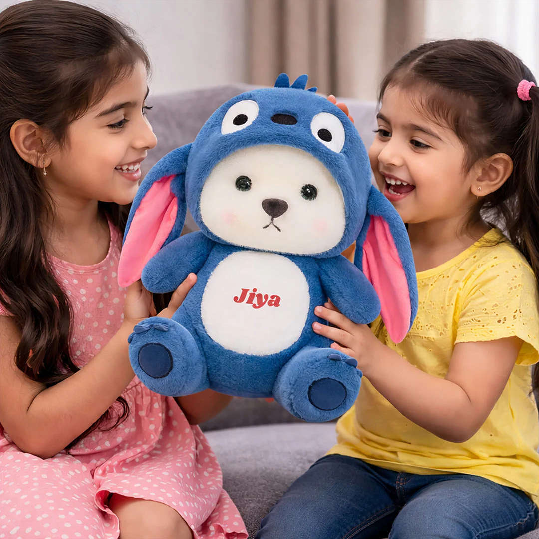 Personalized Bunny Plush Soft Toy - Image 3