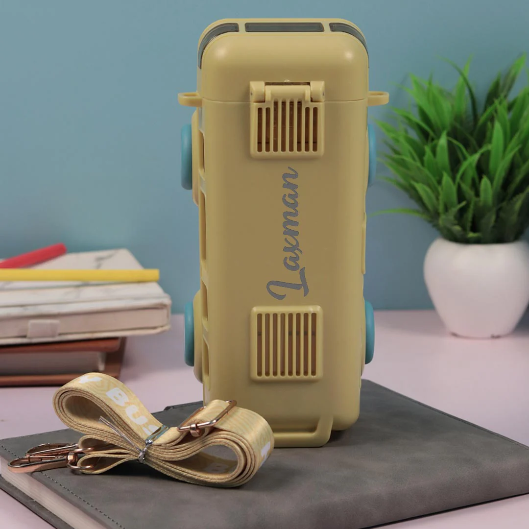 Personalized Bus Shaped Water Bottle - 500ml - Image 5