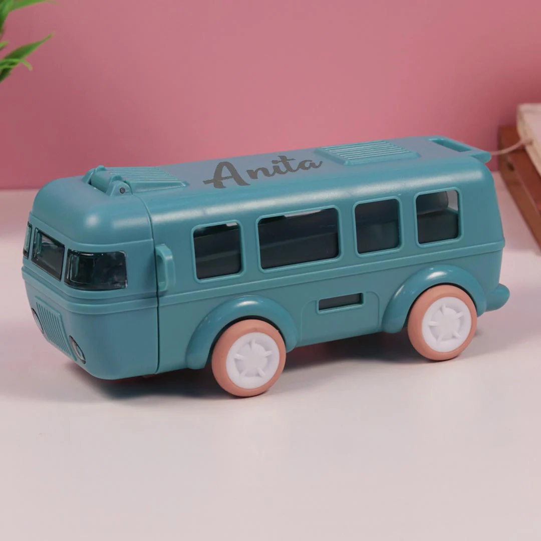 Personalized Bus Shaped Water Bottle - 500ml - Image 6