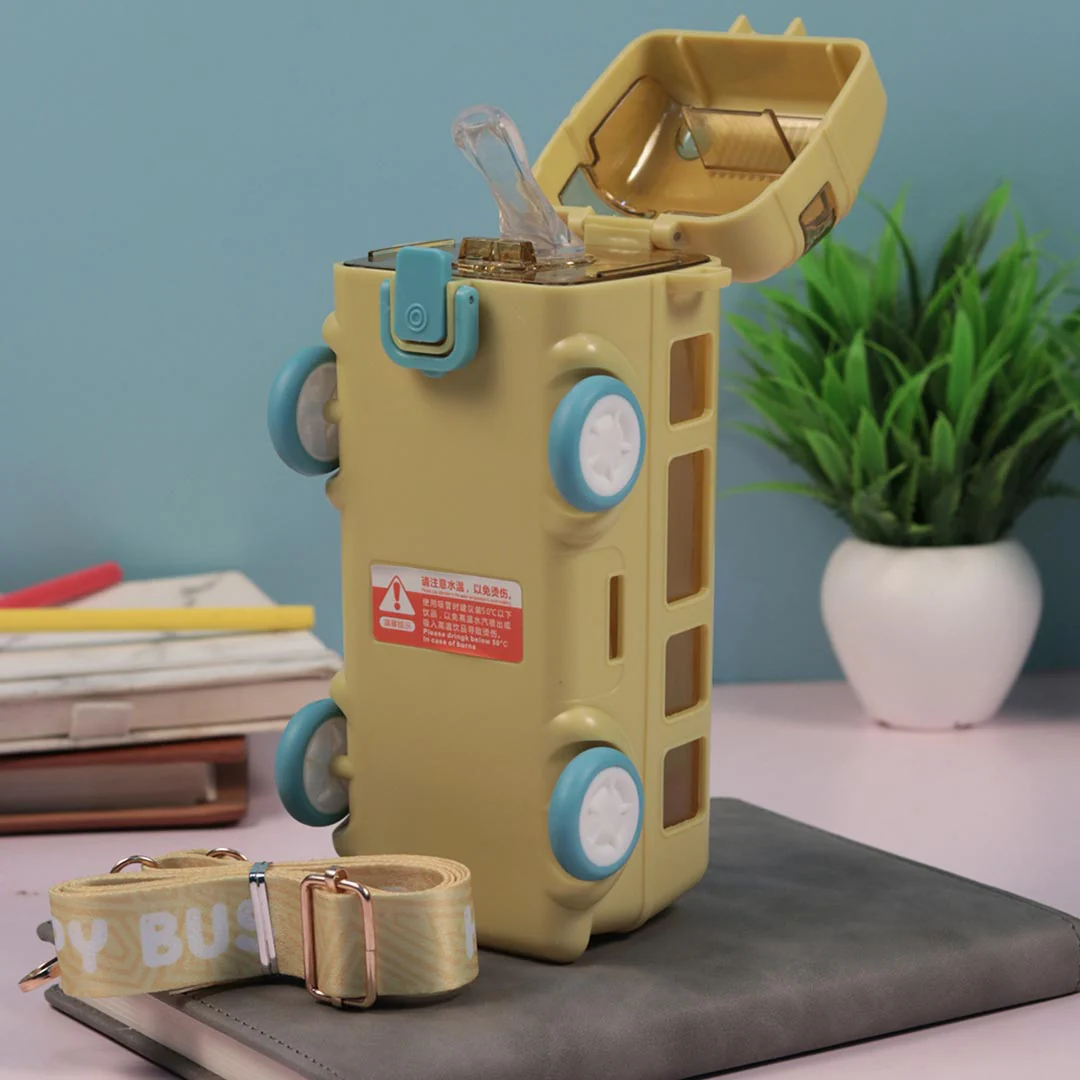 Personalized Bus Shaped Water Bottle - 500ml - Image 9