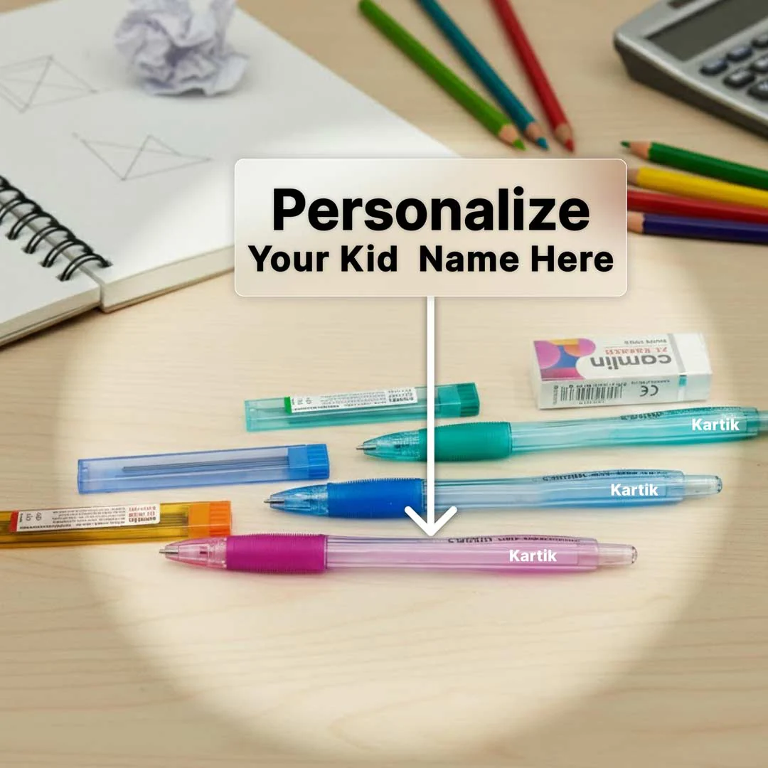 Personalized Camlin 3-in-1 Mechanical Pencil Kit - Image 2