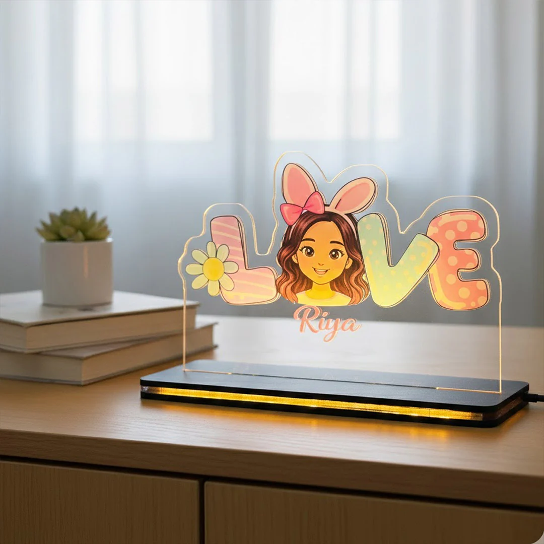 Personalized Cartoon Name LED Lamp for Kids (5×7 Inch) - Image 10