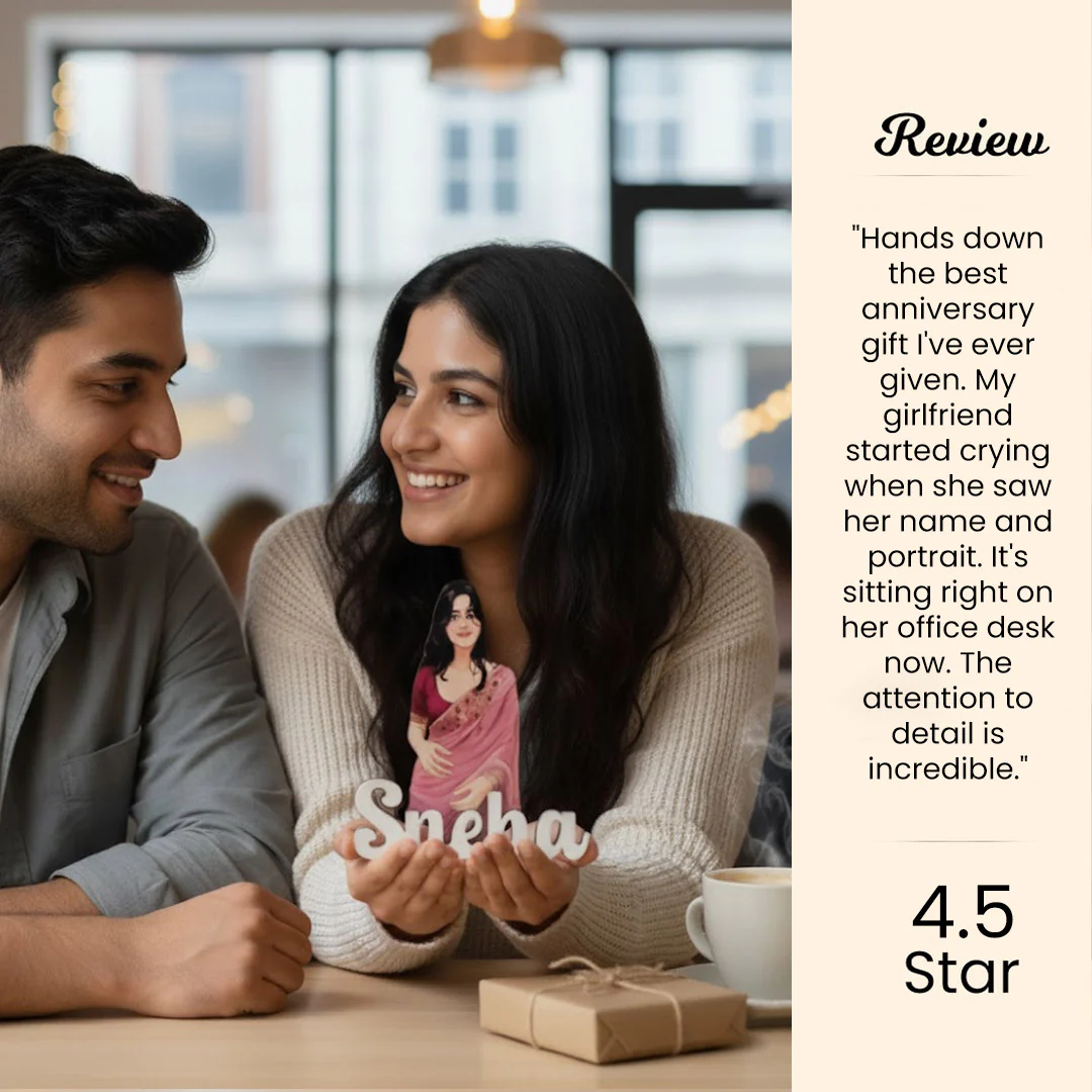 Personalized Cartoon Name Table Stand – 7×6" - Image 11