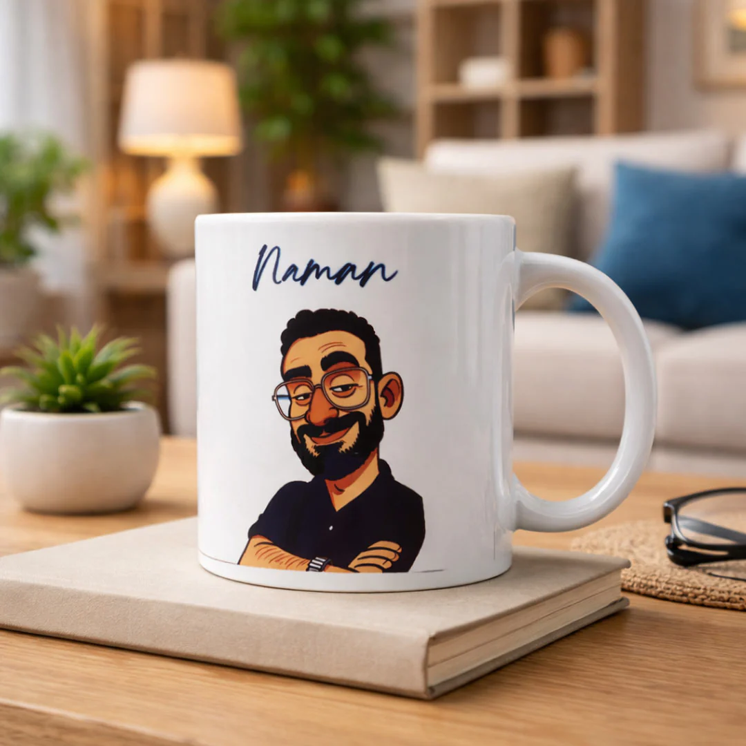 Personalized Cartoon Photo Mug