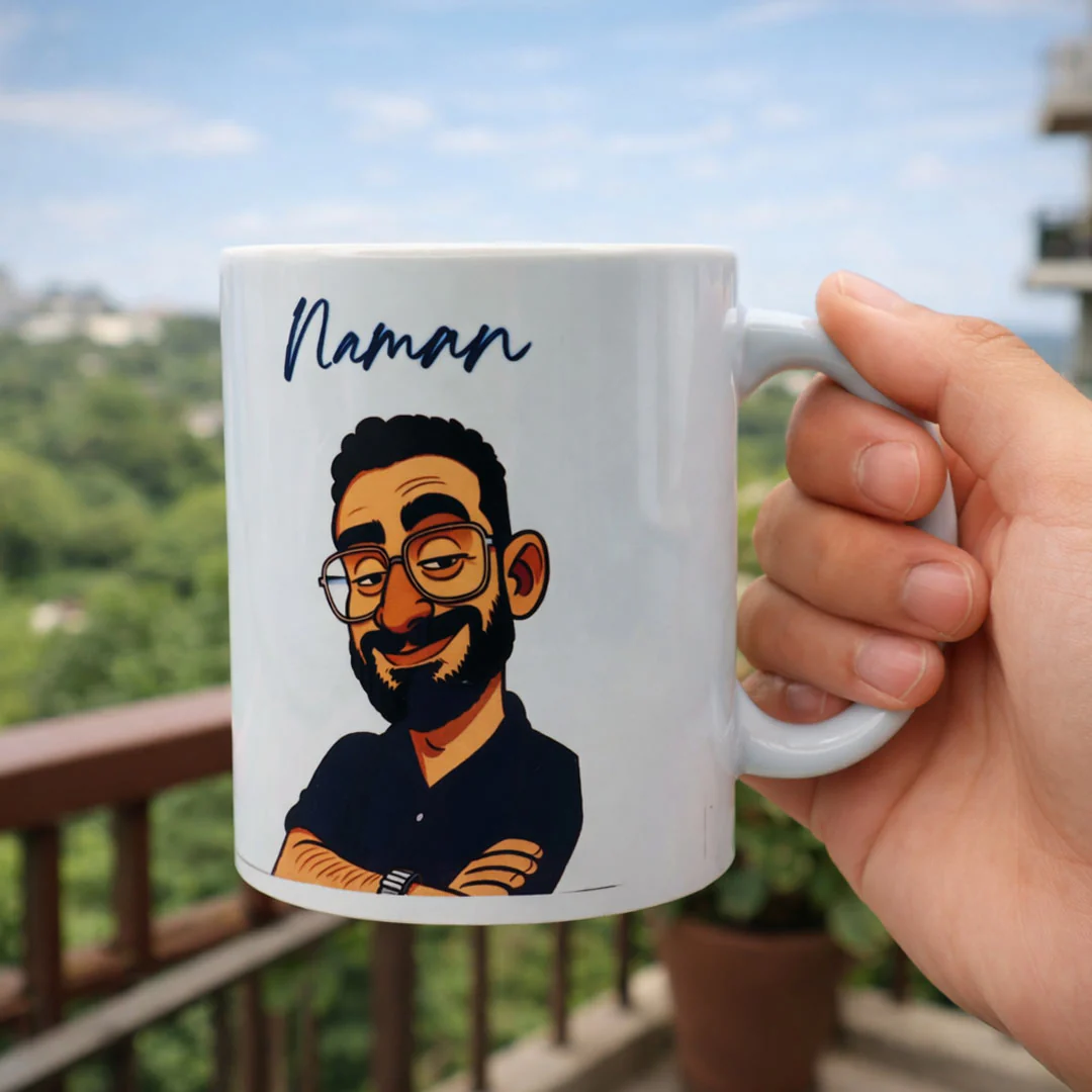Personalized Cartoon Photo Mug - Image 3