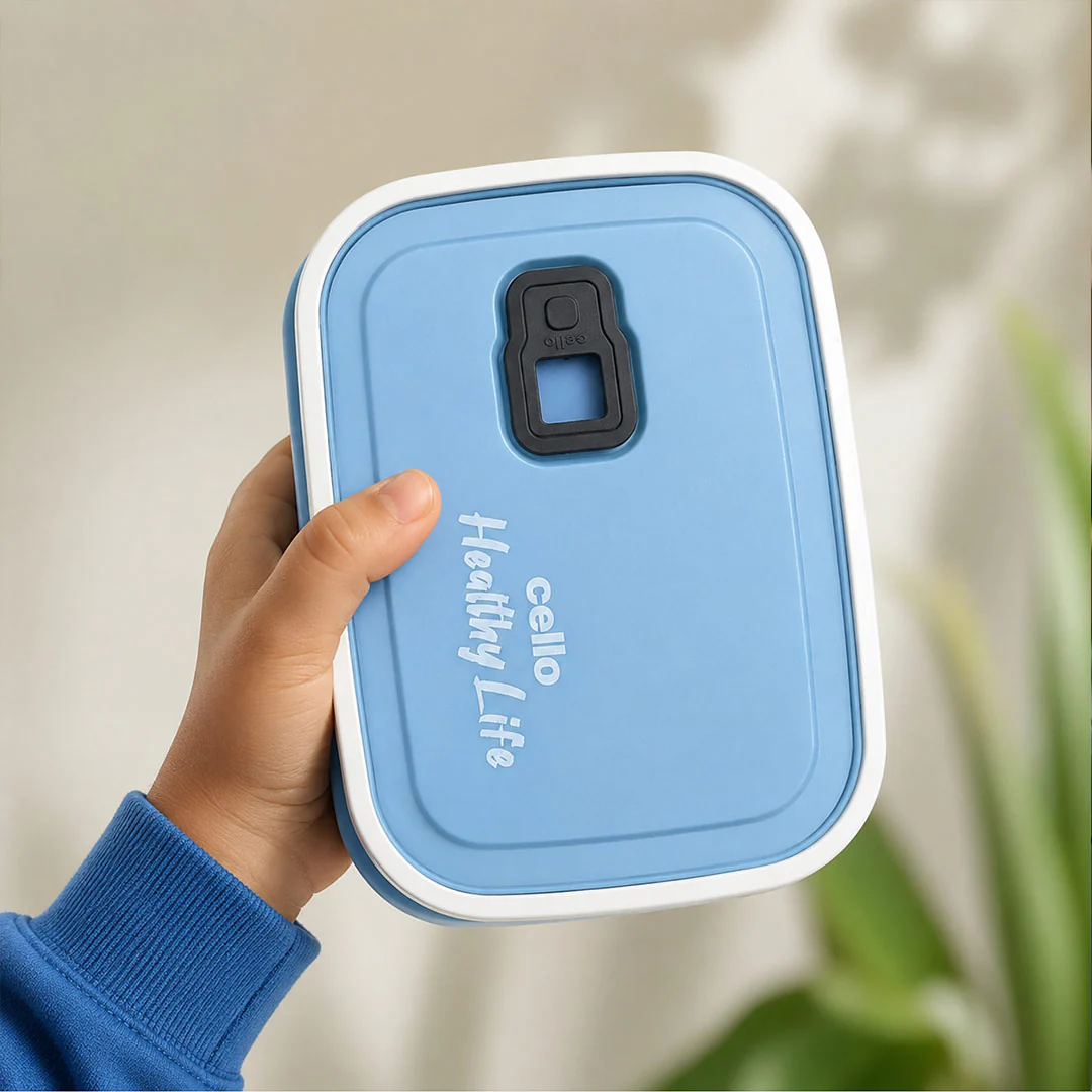 Personalized CELLO Fresh Pack 700ml Stainless Steel Insulated Lunch Box with Custom Name | Airtight Microwave Safe Tiffin Box for Kids, Office & Travel Use - Image 4