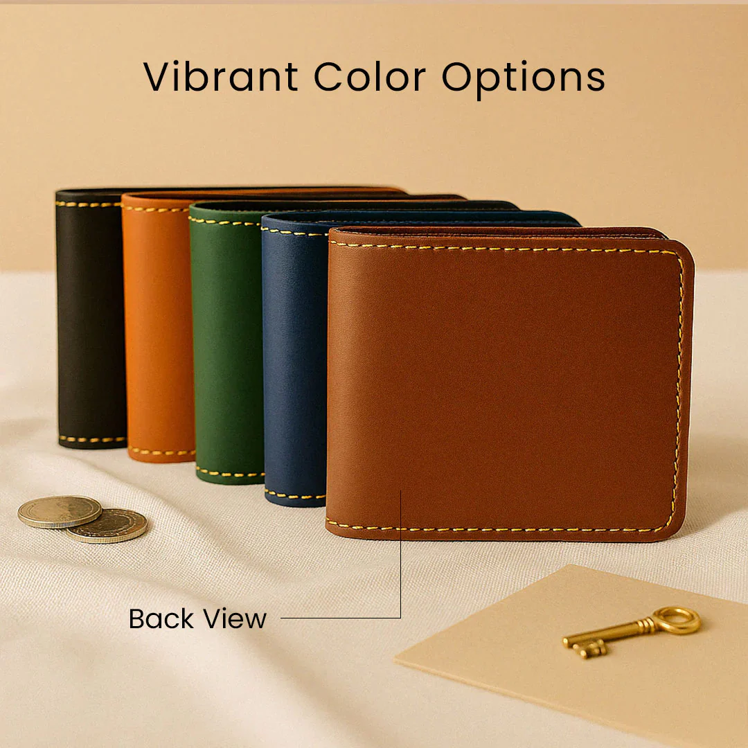 Personalized Classic Leather Wallet - Image 8