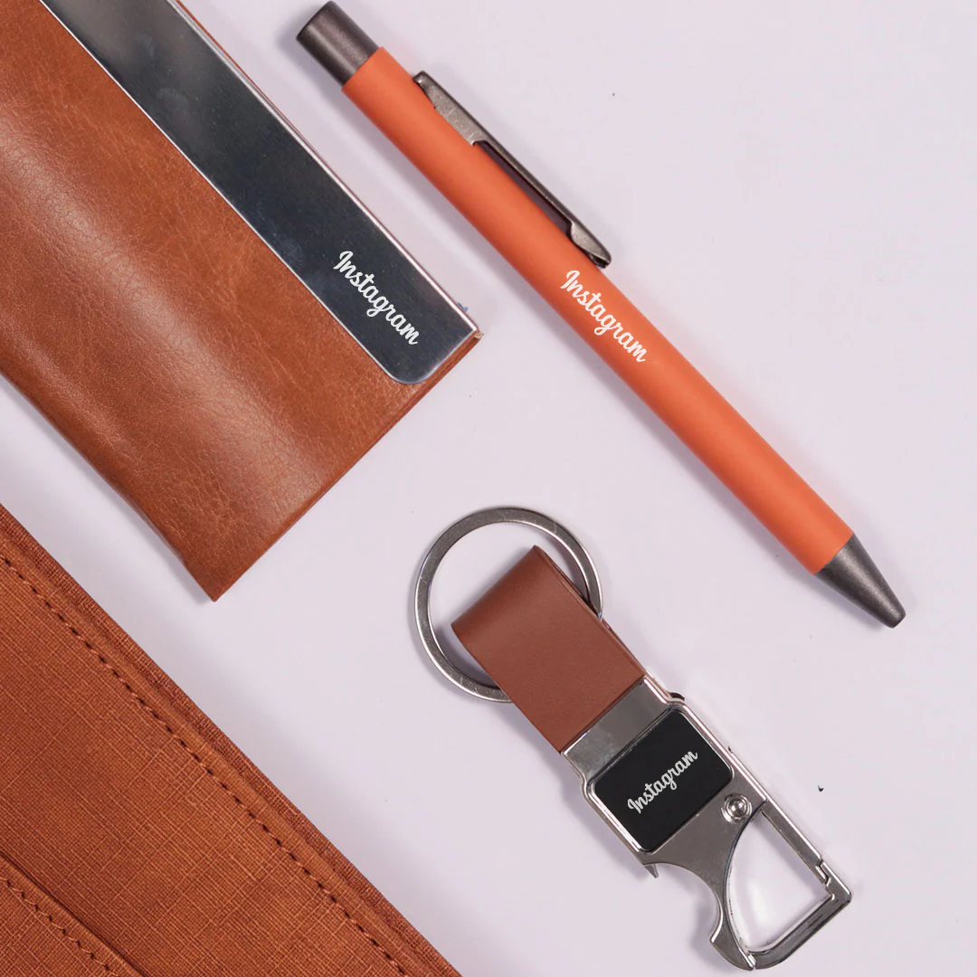 Personalized Combo Gift Set: 4-Piece Corporate Gift - Image 4